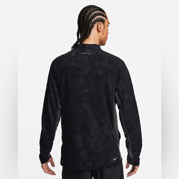 Nike Trail 1/4 Zip Running Black Pullover - Picture 2 of 13